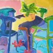 1330. Four Chairs with Table  SOLD