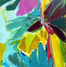 1045. Abstract Flora #2  24x18