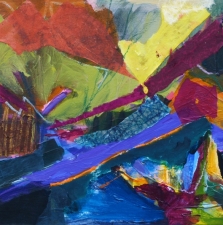 1052. Abstract Landscape #2 18x24