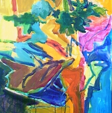 1260. Flowers in Vase 26x22