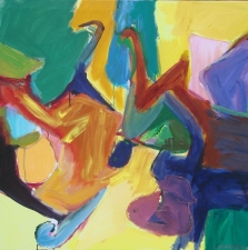 1405.5 Interior From Red Room  35x36