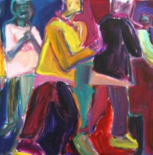 1441 On Strike 32x48 SOLD