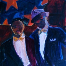 1451. Papa with Uncle Howie 36x44 NOT FOR SALE