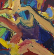 1497. Reclining Abstract Figure  24x30