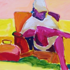 2040. White Cap  24x30