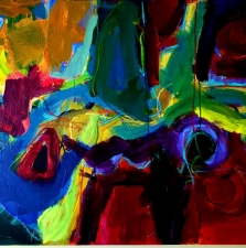 1053.5 Abstract Landscape #4 30x36