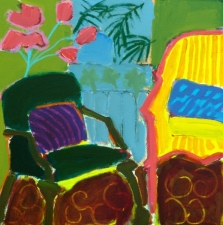 1789. Two Chairs 24x24